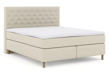 Select No 3 Komplett Sängpaket 210x210 Fast - Beige/Koppar - Products - Möbler - Säng - Kontinentalsäng