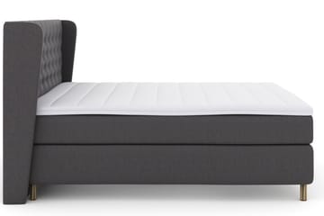 Select No 3 Komplett Sängpaket 210x210 Fast - Mörkgrå/Koppar - Products - Möbler - Säng - Kontinentalsäng