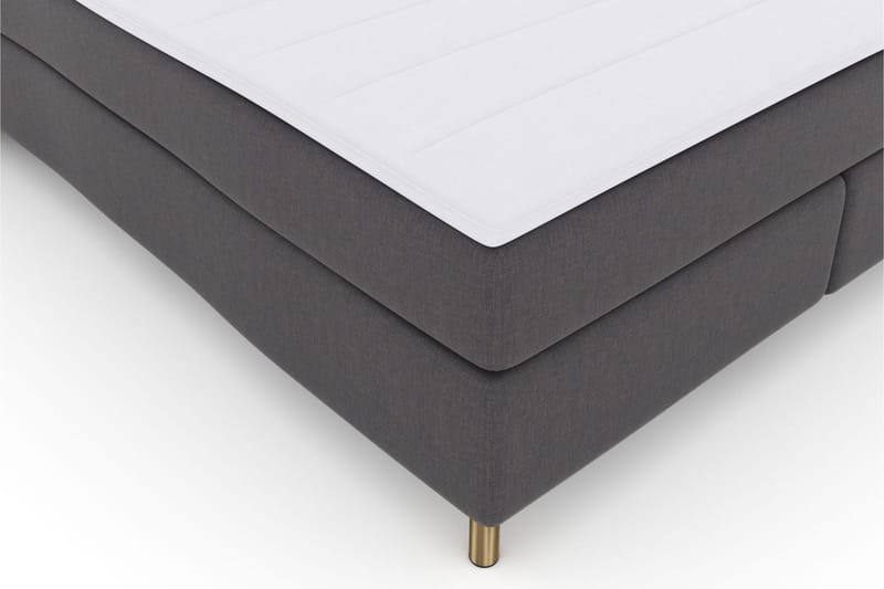 Select No 3 Komplett Sängpaket 210x210 Fast - Mörkgrå/Koppar - Products - Möbler - Säng - Kontinentalsäng