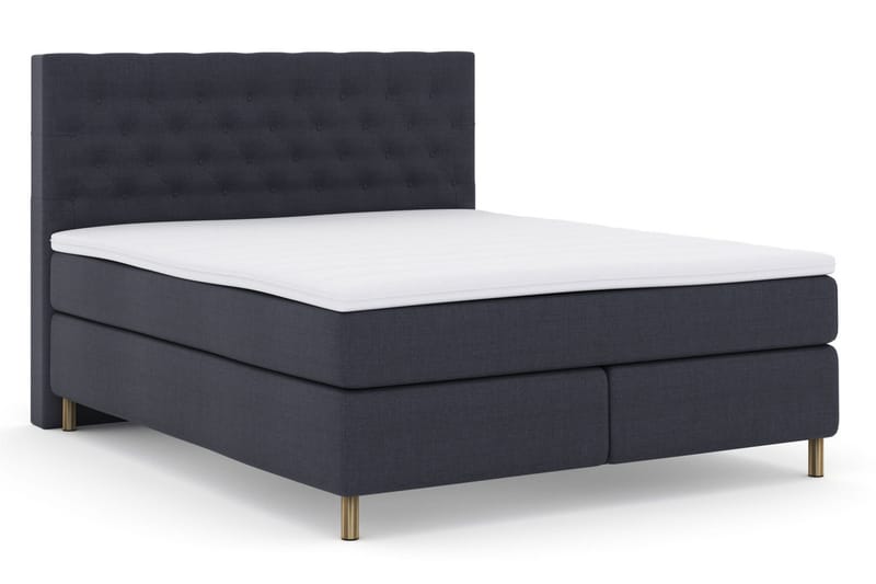 Select No 3 Komplett Sängpaket 210x210 Fast/Medium - Blå/Koppar - Products - Möbler - Säng - Kontinentalsäng