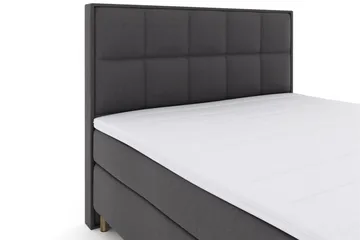 Select No 3 Komplett Sängpaket 210x210 Fast/Medium - Mörkgrå/Koppar - Products - Möbler - Säng - Kontinentalsäng