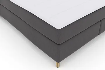 Select No 3 Komplett Sängpaket 210x210 Fast/Medium - Mörkgrå/Koppar - Products - Möbler - Säng - Kontinentalsäng