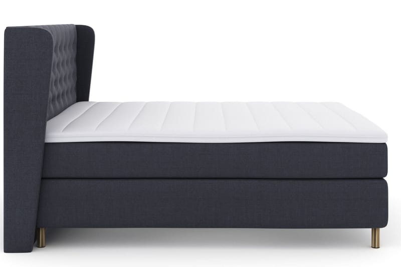Select No 3 Komplett Sängpaket 210x210 Medium - Blå/Koppar - Products - Möbler - Säng - Kontinentalsäng