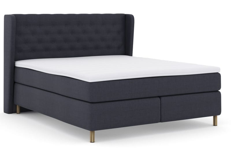Select No 3 Komplett Sängpaket 210x210 Medium - Blå/Koppar - Products - Möbler - Säng - Kontinentalsäng