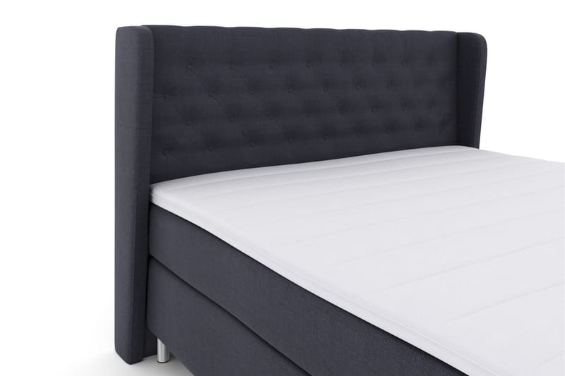 Select No 3 Komplett Sängpaket 210x210 Medium - Blå/Metall - Products - Möbler - Säng - Kontinentalsäng