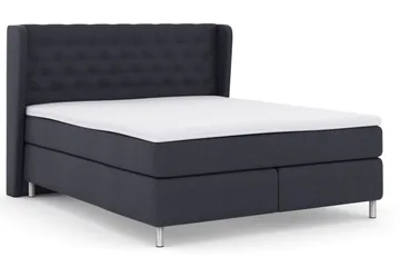 Select No 3 Komplett Sängpaket 210x210 Medium - Blå/Metall - Products - Möbler - Säng - Kontinentalsäng