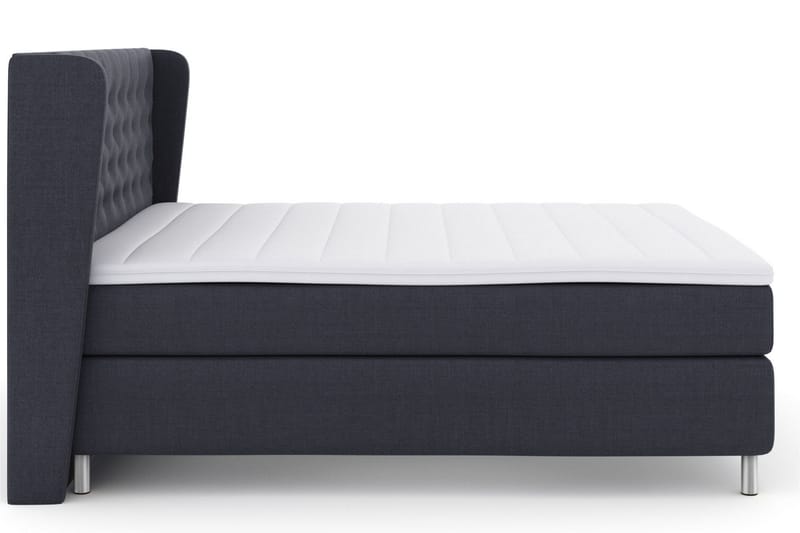 Select No 3 Komplett Sängpaket 210x210 Medium - Blå/Metall - Products - Möbler - Säng - Kontinentalsäng