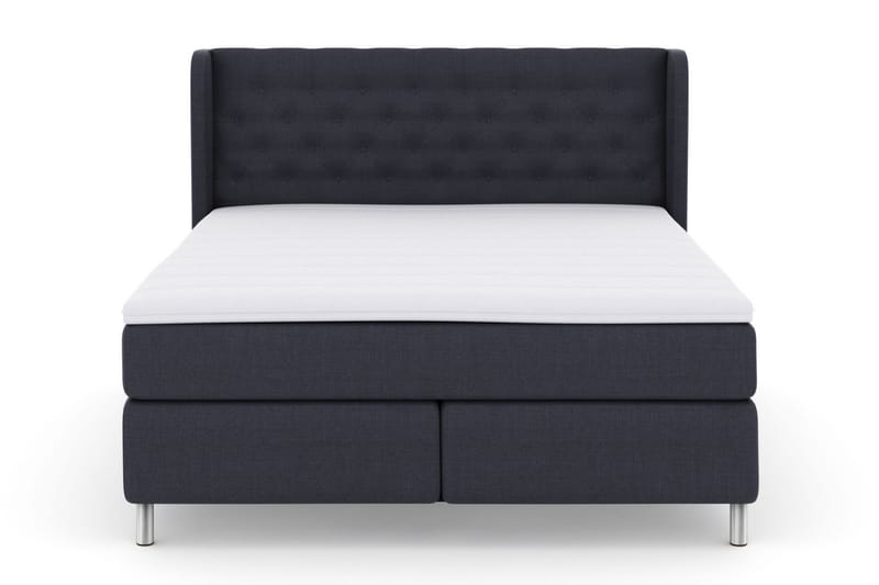 Select No 3 Komplett Sängpaket 210x210 Medium - Blå/Metall - Products - Möbler - Säng - Kontinentalsäng