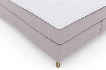 Select No 3 Komplett Sängpaket 210x210 Medium - Ljusgrå/Koppar - Products - Möbler - Säng - Kontinentalsäng
