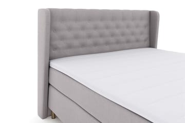 Select No 3 Komplett Sängpaket 210x210 Medium - Ljusgrå/Koppar - Products - Möbler - Säng - Kontinentalsäng