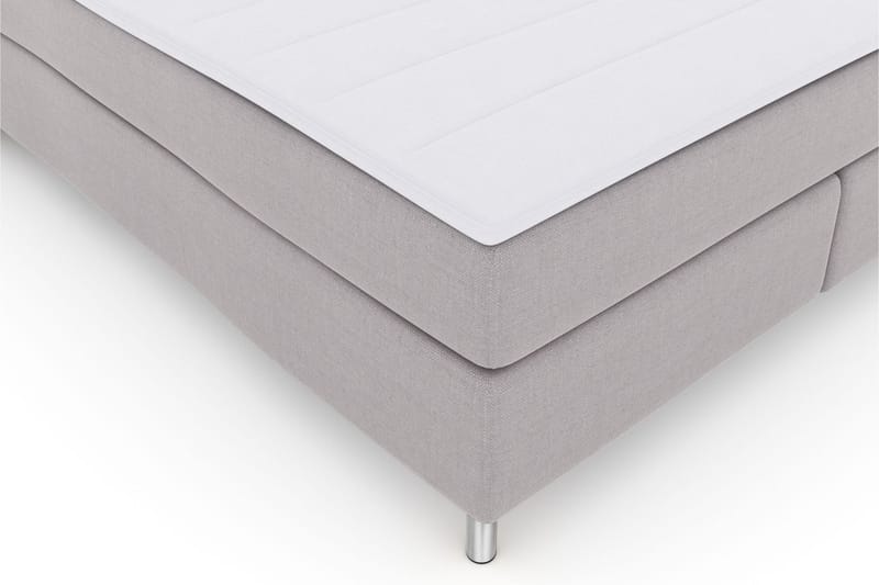 Select No 3 Komplett Sängpaket 210x210 Medium - Ljusgrå/Metall - Products - Möbler - Säng - Kontinentalsäng