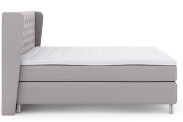 Select No 3 Komplett Sängpaket 210x210 Medium - Ljusgrå/Metall - Products - Möbler - Säng - Kontinentalsäng