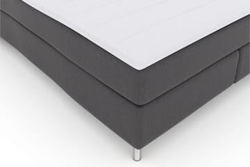Select No 3 Komplett Sängpaket 210x210 Medium - Mörkgrå/Metall - Products - Möbler - Säng - Kontinentalsäng