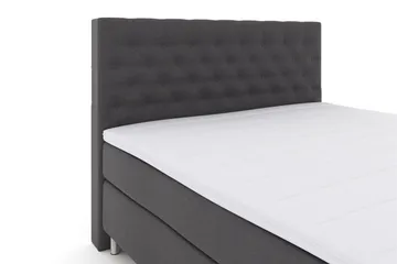 Select No 3 Komplett Sängpaket 210x210 Medium - Mörkgrå/Metall - Products - Möbler - Säng - Kontinentalsäng