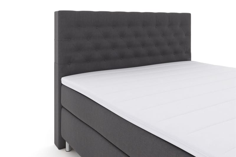 Select No 3 Komplett Sängpaket 210x210 Medium - Mörkgrå/Metall - Products - Möbler - Säng - Kontinentalsäng