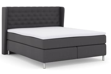 Select No 3 Komplett Sängpaket 210x210 Medium - Mörkgrå/Metall - Products - Möbler - Säng - Kontinentalsäng