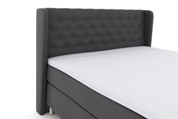 Select No 3 Komplett Sängpaket 210x210 Medium - Mörkgrå/Metall - Products - Möbler - Säng - Kontinentalsäng