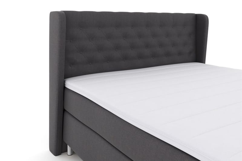 Select No 3 Komplett Sängpaket 210x210 Medium - Mörkgrå/Metall - Products - Möbler - Säng - Kontinentalsäng