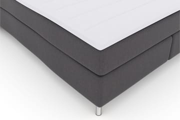 Select No 3 Komplett Sängpaket 210x210 Medium - Mörkgrå/Metall - Products - Möbler - Säng - Kontinentalsäng