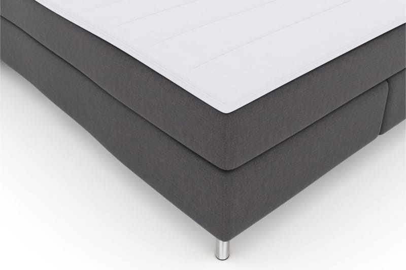 Select No 3 Komplett Sängpaket 210x210 Medium - Mörkgrå/Metall - Products - Möbler - Säng - Kontinentalsäng