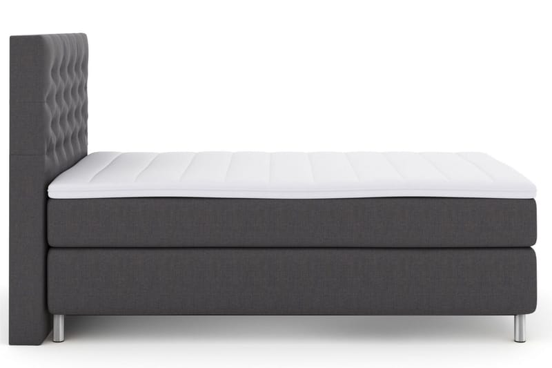 Select No 3 Kontinentalsäng 120x200 Fast - Mörkgrå/Metall - Products - Möbler - Säng - Enkelsäng