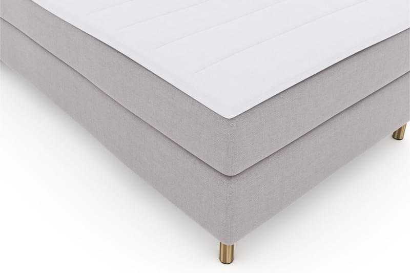Select No 3 Kontinentalsäng 120x200 Medium - Ljusgrå/Koppar - Products - Möbler - Säng - Enkelsäng
