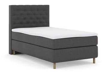 Select No 3 Kontinentalsäng 120x200 Medium - Mörkgrå/Koppar - Products - Möbler - Säng - Enkelsäng