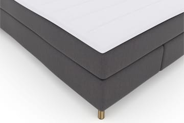 Select No 3 Kontinentalsäng 140x200 Fast - Mörkgrå/Koppar - Products - Möbler - Säng - Kontinentalsäng