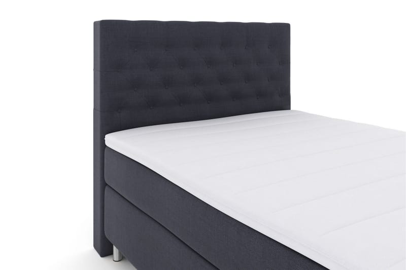 Select No 3 Kontinentalsäng 140x200 Medium - Blå/Metall - Products - Möbler - Säng - Kontinentalsäng