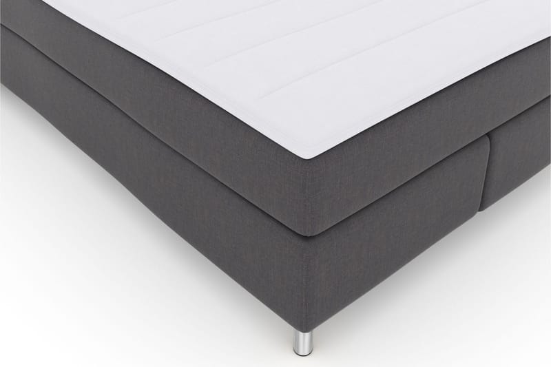 Select No 3 Kontinentalsäng 140x200 Medium - Mörkgrå/Metall - Products - Möbler - Säng - Kontinentalsäng