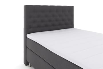 Select No 3 Kontinentalsäng 140x200 Medium - Mörkgrå/Metall - Products - Möbler - Säng - Kontinentalsäng
