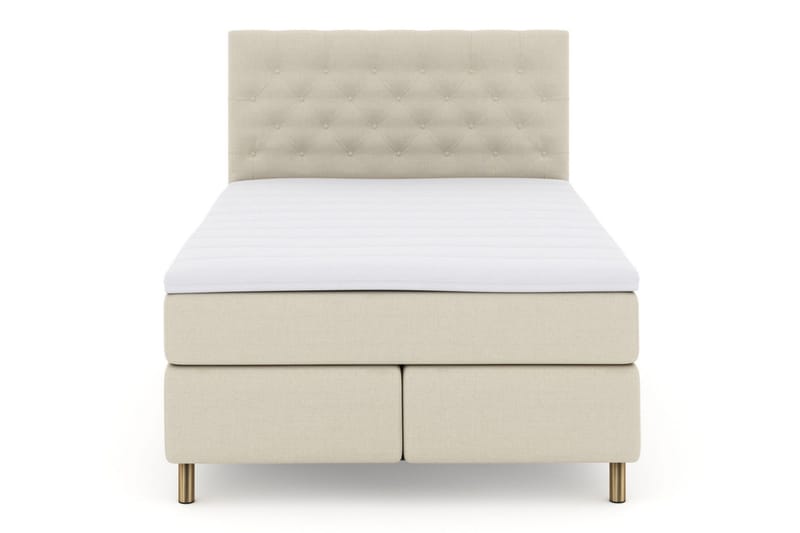 Select No 3 Kontinentalsäng 160x200 Medium - Beige/Koppar - Products - Möbler - Säng - Kontinentalsäng