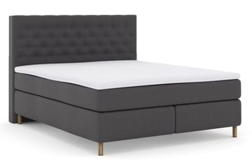 Select No 3 Kontinentalsäng 160x200 Medium - Mörkgrå/Koppar - Products - Möbler - Säng - Kontinentalsäng
