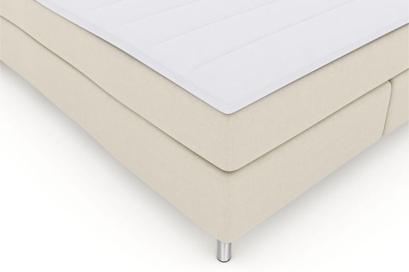 Select No 3 Kontinentalsäng 180x200 Fast - Beige/Metall - Products - Möbler - Säng - Kontinentalsäng