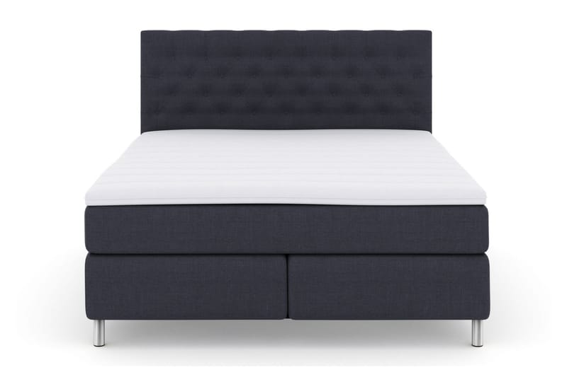 Select No 3 Kontinentalsäng 180x200 Fast - Blå/Metall - Products - Möbler - Säng - Kontinentalsäng