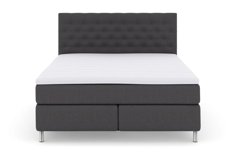 Select No 3 Kontinentalsäng 210x210 Medium - Mörkgrå/Metall - Products - Möbler - Säng - Kontinentalsäng