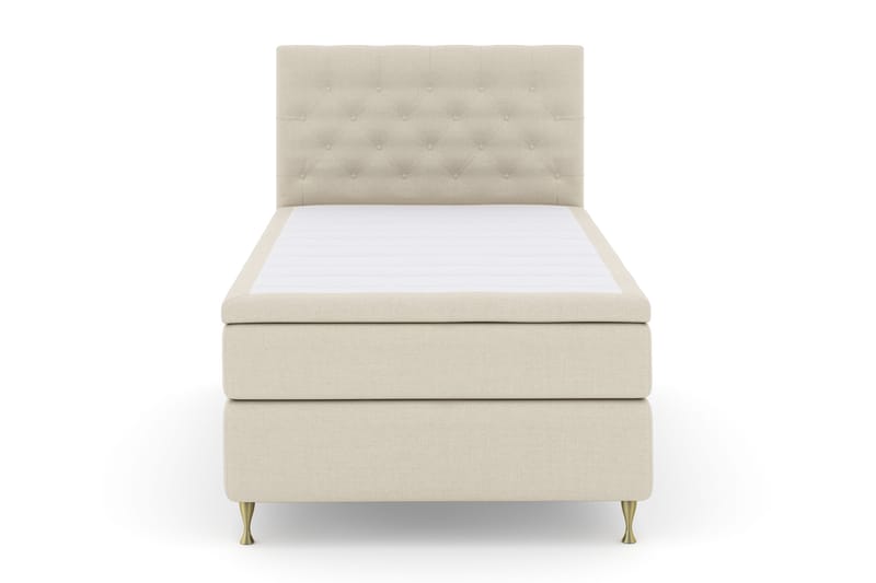 Select No 4 Komplett Sängpaket 120x200 Fast - Beige/Guld - Products - Möbler - Säng - Enkelsäng
