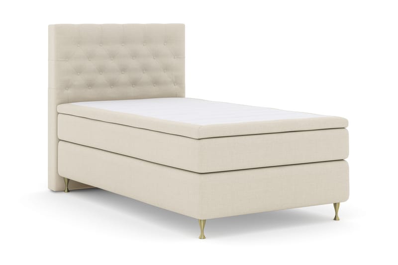 Select No 4 Komplett Sängpaket 120x200 Fast - Beige/Guld - Products - Möbler - Säng - Enkelsäng
