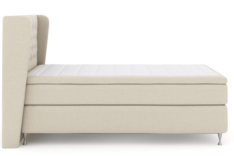 Select No 4 Komplett Sängpaket 120x200 Fast - Beige/Silver - Products - Möbler - Säng - Enkelsäng