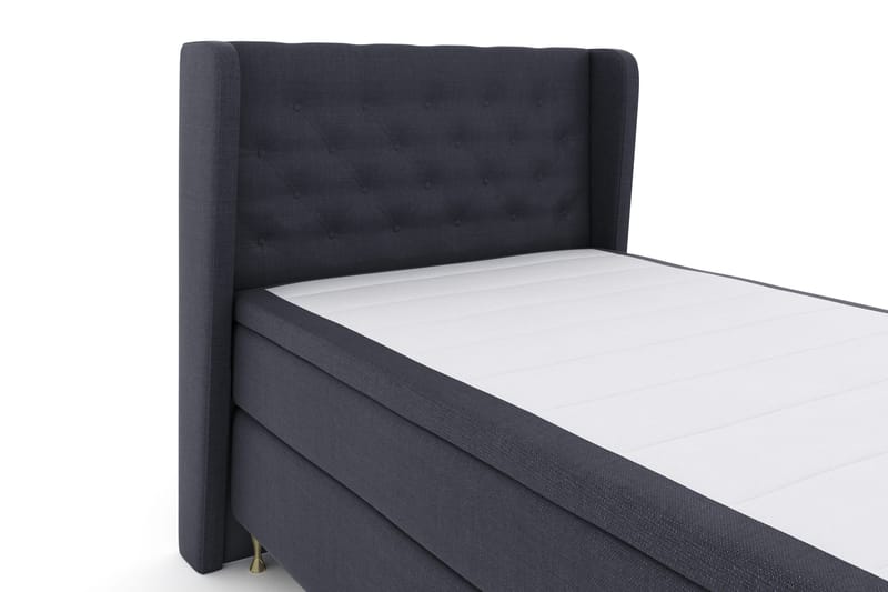 Select No 4 Komplett Sängpaket 120x200 Fast - Blå/Guld - Products - Möbler - Säng - Enkelsäng