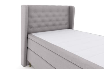 Select No 4 Komplett Sängpaket 120x200 Fast - Ljusgrå/Guld - Products - Möbler - Säng - Enkelsäng