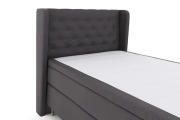 Select No 4 Komplett Sängpaket 120x200 Fast - Mörkgrå/Guld - Products - Möbler - Säng - Enkelsäng