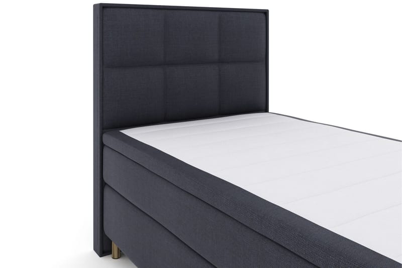 Select No 4 Komplett Sängpaket 120x200 Medium - Blå/Metall - Products - Möbler - Säng - Enkelsäng