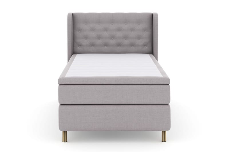 Select No 4 Komplett Sängpaket 120x200 Medium - Ljusgrå/Koppar - Products - Möbler - Säng - Enkelsäng