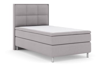 Select No 4 Komplett Sängpaket 120x200 Medium - Ljusgrå/Metall - Products - Möbler - Säng - Enkelsäng