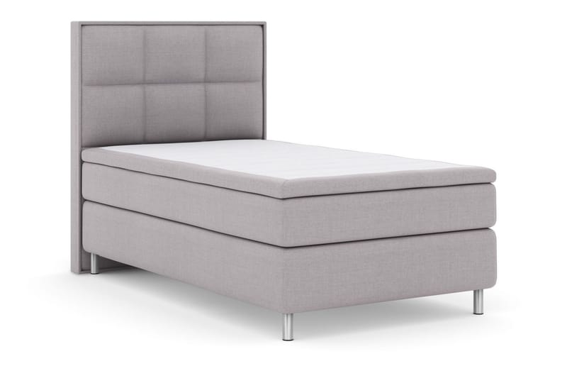 Select No 4 Komplett Sängpaket 120x200 Medium - Ljusgrå/Metall - Products - Möbler - Säng - Enkelsäng