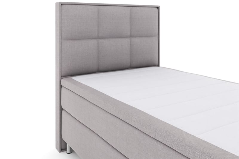 Select No 4 Komplett Sängpaket 120x200 Medium - Ljusgrå/Metall - Products - Möbler - Säng - Enkelsäng