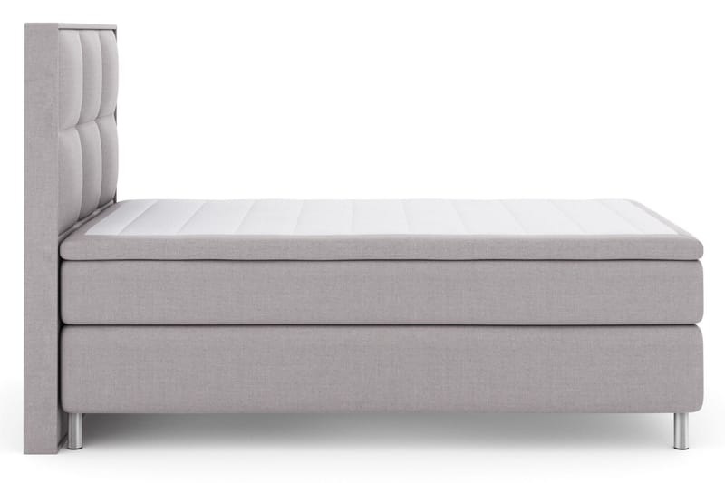 Select No 4 Komplett Sängpaket 120x200 Medium - Ljusgrå/Metall - Products - Möbler - Säng - Enkelsäng