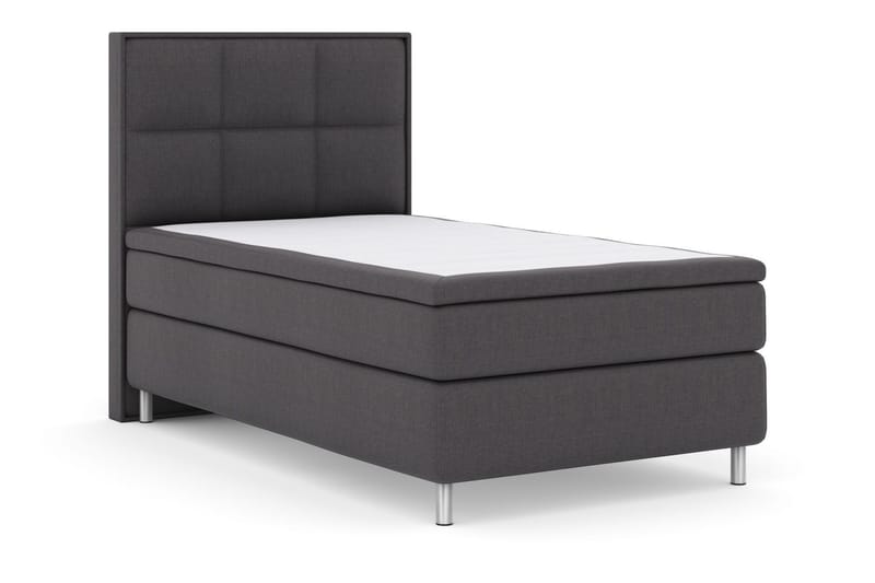 Select No 4 Komplett Sängpaket 120x200 Medium - Mörkgrå/Metall - Products - Möbler - Säng - Enkelsäng