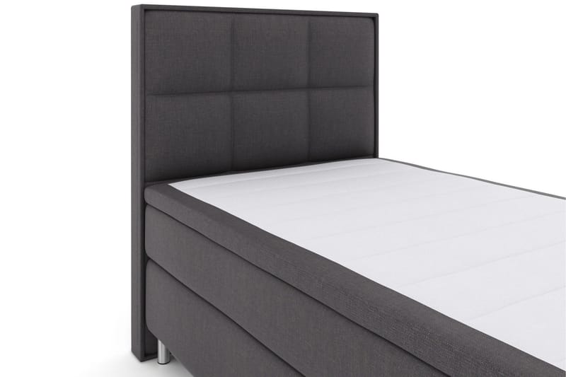 Select No 4 Komplett Sängpaket 120x200 Medium - Mörkgrå/Metall - Products - Möbler - Säng - Enkelsäng